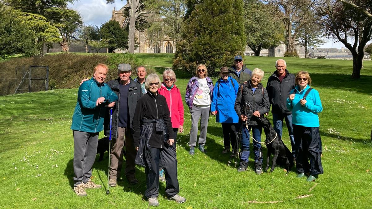 Photo of our walking group 